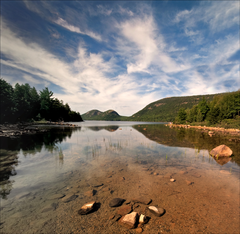 By the lake in Maine